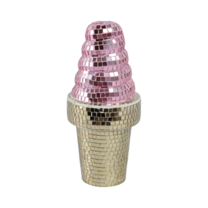 Statua Ornamentale a Specchio a Forma di Gelato, Figurina Pop Giocosa per Arredamento Casa, Ufficio, Soggiorno, Scultura Accattivante - Product Image 2