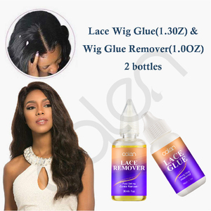Kit de coiffure avec Logo personnalisé, 5 pièces, robuste, contrôle du bord, cire à longue durée, résistant à l'eau, colle et dissolvant de colle, nouveau - Product Image 4