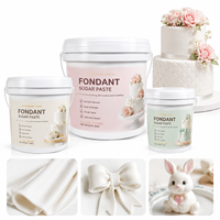 Pâte à sucre comestible de qualité professionnelle, pâte à gomme pour la décoration de pâtisseries haut de gamme, art culinaire, halal
