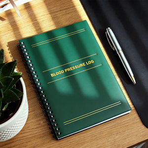 Quaderno <span class=keywords><strong>per</strong></span> la pressione sanguigna con copertina in pelle/tessuto/PP di grado medicale A5/B5 con rilegatura a spirale <span class=keywords><strong>per</strong></span> consultazioni mediche primarie, all'ingrosso 2026 - Product Image 2