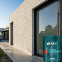 Peinture murale extérieure effet marbre réaliste, texture pierre granit, revêtement liquide imperméable longue durée