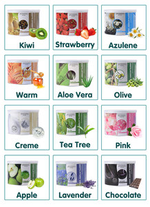 <span class=keywords><strong>Cera</strong></span> depilatoria di vendita calda della <span class=keywords><strong>cera</strong></span> di depilazione della fragola rosa della <span class=keywords><strong>cera</strong></span> molle in scatola di 12 sapori - Product Image 2