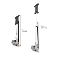 Pompe à air pour vélo miniature portable en gros, 300 psi, en alliage d'aluminium, valve Schrader, haute pression, pompe à air pour vélo de montagne, pompe à amortisseur psi