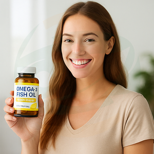 Compléments alimentaires pour la santé, soutien à la santé des yeux et du cerveau, DHA et EPA, huile de poisson oméga 3, capsules molles, saveur citron, pour la santé cardiaque - Product Image 4