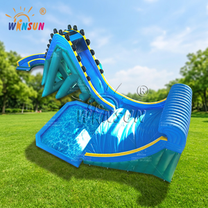 WINSUN New Large Theme Waterproof PVC Inflatable Water Park Water <b>Slide</b> Swimming <b>Pool</b> Parties Carnivals - Product Image 1
