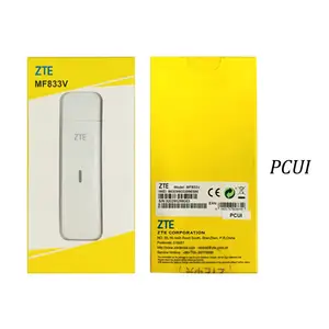 中兴通讯MF833V 4G LTE Cat4 USB棒无线调制解调器加密狗支持LTE-FDD/TD-LTE/UMTS/GSM网络频段B1/2/3/4/5/7/8/12/17/20