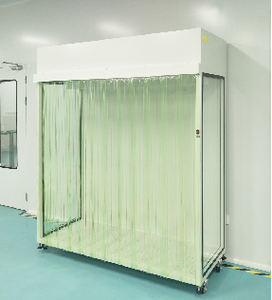 Armario sin polvo, armario <span class=keywords><strong>de</strong></span> ropa para sala limpia con cortina <span class=keywords><strong>de</strong></span> malla <span class=keywords><strong>de</strong></span> PVC - Product Image 2