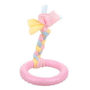 Jouet interactif pour chien, balle de dentition en plastique avec pointes pour chiens de petite à moyenne taille, nettoyage des dents, fournitures pour animaux de compagnie - Product Image 3