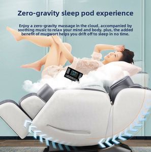 Fauteuil de massage à domicile de luxe à gravité zéro avec chauffage corporel complet |   Commande vocale IA, intensité réglable, musique Bluetooth, tendance - Product Image 3