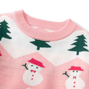 Pulls d'hiver pour enfants, vêtements en tricot, pulls de Noël pour filles et garçons avec motif dinosaure - Product Image 4