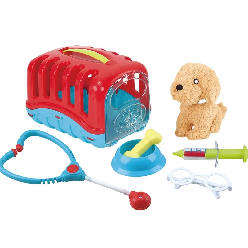 Playgo Unisex Pet Care Carrier De Nieuwste Plastic Pet Kit Voor Kinderen