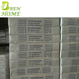 Plaques de plafond en gypse philippin à faible entretien, ventilation, panneau en <span class=keywords><strong>PVC</strong></span> pour projets de plafond de bureau et de salle de bain - Product Image 6