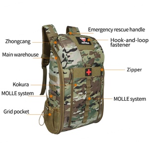 ARTEX 27L Lightweight 1000D Polyester Medical Bag with Three <b>Small</b> Pouches Molle System Tactical <b>Backpack</b> - Product Image 4