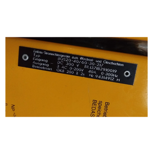 Baumuller BUG2-60-30-O-206 <span class=keywords><strong>BUS20</strong></span>-40/60-30-217 Servomoteur - Product Image 3