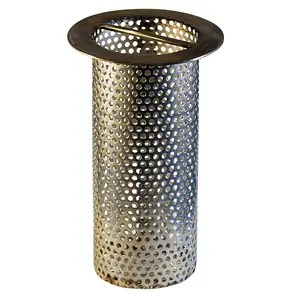 Filtration purpose round hole filter element perforated wire mesh stainless steel filter tube
