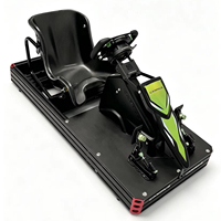 Nouveau simulateur de jeu de conduite, produit de divertissement intérieur, franchise de jeux de karting, jeux de voitures, matériau métallique