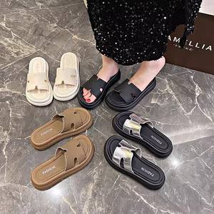 Sandalias Planas de Plataforma con Punta Abierta BaiHu, Estilo Verano-Otoño, Diseño Moderno y a la Moda con Suela Gruesa de Goma - Product Image 4