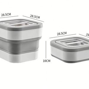 OEM ODM Rice <b>Bucket</b> Household <b>Folding</b> Insect-proof Sealed Loading Rice Box Customized Thickened Large-capacity Storage Rice Bowl - Product Image 4