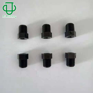 Adaptador de Conexión de Rosca Externa de 1/8 NPT a Rosca Interna de 1/4-28 UNF de Plástico de Nailon Negro de la Colección JU - Product Image 2