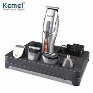 Cortadora de Pelo Eléctrica Recargable Kemei <span class=keywords><strong>KM</strong></span>-680A <span class=keywords><strong>5</strong></span> en 1, Recortadora de Pelo, Afeitadora, Recortadora de Nariz, Recortadora de Vello Corporal <span class=keywords><strong>5</strong></span> en 1 - Product Image 1