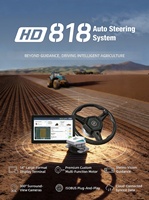 Système de Guidage de Navigation pour Tracteur 812, Pilote Automatique, Direction Automatique RTK, Système de Conduite GPS avec Volant Multifonction