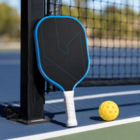 Raquette de pickleball premium 16 mm, noyau en nid d'abeille en Kevlar, haute performance, contrôle équilibré, équipement sportif, fabrication OEM