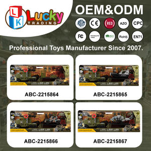 Lucky Toys Army Toys Solder Combat Car and Figure Set Plastic for <span class=keywords><strong>Role</strong></span> Play Military Truck Equipment - Product Image 6