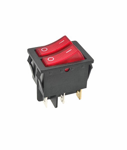 <span class=keywords><strong>Double</strong></span> indicateur 16A 250V 1E4 Bouton rouge <span class=keywords><strong>à</strong></span> verrouillage Interrupteur <span class=keywords><strong>à</strong></span> <span class=keywords><strong>bascule</strong></span> étanche <span class=keywords><strong>à</strong></span> l'eau - Product Image 3