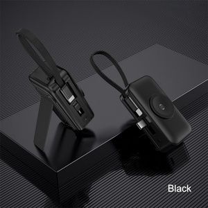 Nouvelle arrivée, batterie externe portable, capacité 5000 mAh, mini chargeur sans fil 20 W avec câble de charge - Product Image 3