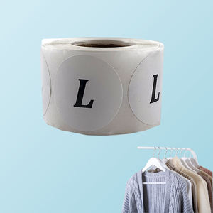 Personalizado XS XL Camiseta Tamaño de la <span class=keywords><strong>ropa</strong></span> Pegatinas Autoadhesivas Tejidas <span class=keywords><strong>Etiquetas</strong></span> de <span class=keywords><strong>ropa</strong></span> Etiqueta Logotipo impreso <span class=keywords><strong>Etiquetas</strong></span> de embalaje <span class=keywords><strong>personalizadas</strong></span> - Product Image 1