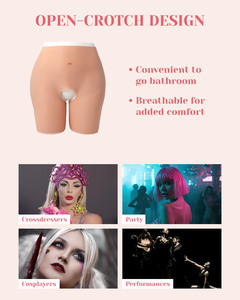 Shorts de maintien de la taille en silicone, pantalon avec faux fesses, coussinets pour les fesses, culotte pour rehausser les hanches, coussinets pour les fesses pour travestis - Product Image 6