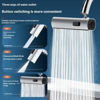 Tête de pulvérisation multifonctionnelle 360° pour robinet de cuisine à cascade, accessoire de remplacement pour évier de cuisine
