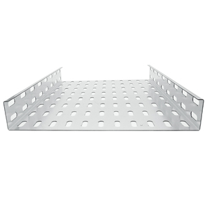 Bac à câbles perforé en acier inoxydable 304 sur mesure de 300 mm, résistant à la corrosion, pour les environnements difficiles de la construction industrielle - Product Image 4