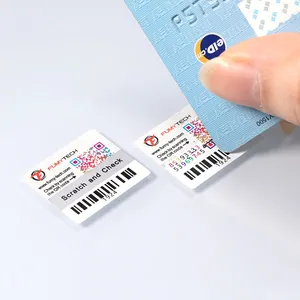 High End Laser Holographic Film Anti-Counterfeiting Barcode Sticker Hologram Barcode Label