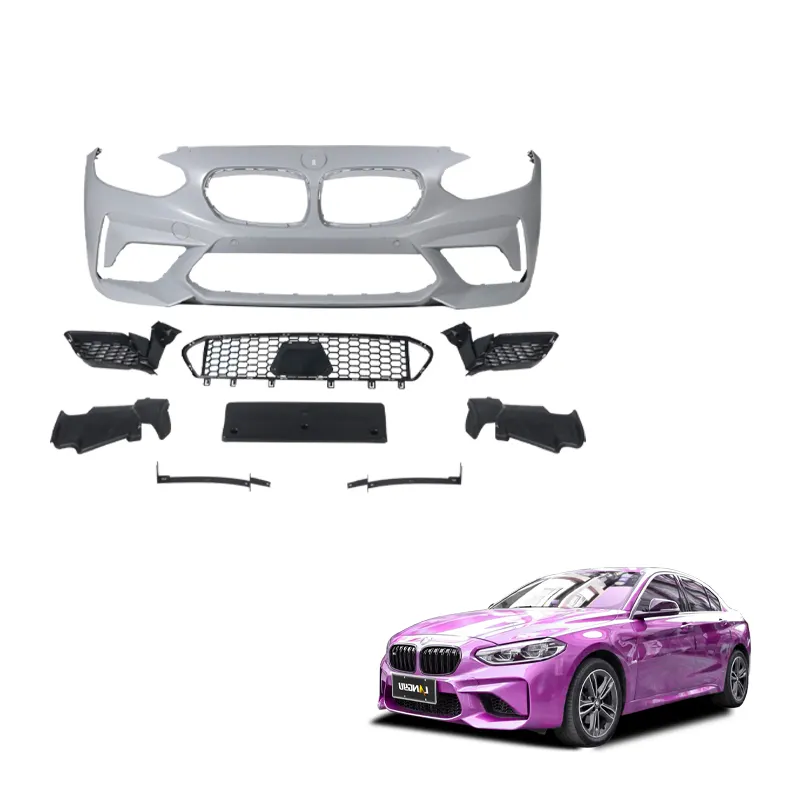 Otomobil parçaları vücut kitleri ön tampon montaj 1 serisi F52 Upgade M2 tarzı PP plastik Bodykit için Bmw F52 vücut kiti