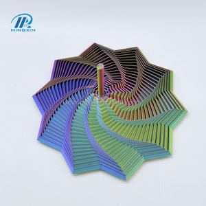 ของตกแต่งสร้างสรรค์รูปทรงเรขาคณิต 3 <span class=keywords><strong>มิติ</strong></span> แบบเกลียวบนโต๊ะทำงาน <span class=keywords><strong>รูป</strong></span>ทรงแปดเหลี่ยม พร้อมหัวเกลียวแบบพิเศษ ขนาดใหญ่ พิมพ์ได้ - Product Image 2