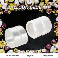 Accessoires de décoration pour ballons en latex, macarons, anniversaire, mariage, arche, festival, chaîne en PVC, points de colle pour chaîne de ballons, évents