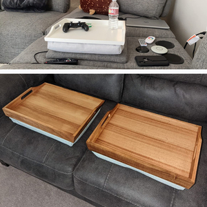 <span class=keywords><strong>Plateau</strong></span> <span class=keywords><strong>de</strong></span> service naturel <span class=keywords><strong>de</strong></span> qualité supérieure <span class=keywords><strong>plateau</strong></span> <span class=keywords><strong>de</strong></span> <span class=keywords><strong>lit</strong></span> en bambou bureau <span class=keywords><strong>avec</strong></span> <span class=keywords><strong>coussin</strong></span> détachable doux pour le petit déjeuner support d'ordinateur portable utilisation - Product Image 2