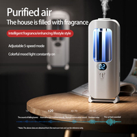 Offre Spéciale Portable Mini diffuseur d'arôme mural maison chambre huile essentielle diffuseur de parfum Machine avec écran d'affichage Lcd