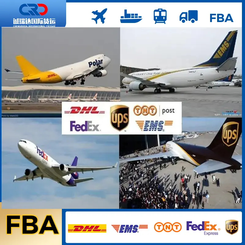 ตัวแทนจัดส่งประตูไปที่ประตูด่วน UPS DHL FEDEX FBA ผู้ส่งสินค้าจีนสหรัฐอเมริกาสหราชอาณาจักรฝรั่งเศสเม็กซิโกสหรัฐอเมริกาโปแลนด์ดูไบ