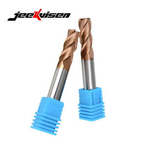 Jeekvisen, venta al por mayor, cortador de fresado de carburo de punta esférica de 65 grados, herramientas de fresado CNC con revestimiento Altin, tipo molino frontal - Product Image 6