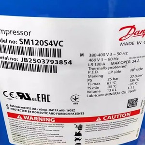 Compresor de Refrigeración Sm120S4VC Sz110S4VC de Alta y Baja Presión para Aire Acondicionado, Refrigeración y Calefacción de Uso Industrial - Product Image 2