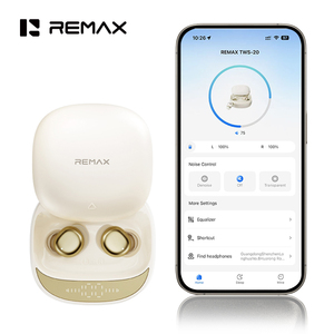 Écouteurs sans fil Remax ANC pour le sommeil, Bluetooth 6.0, suppression du bruit, écouteurs pour dormeurs latéraux avec affichage LED - Product Image 1