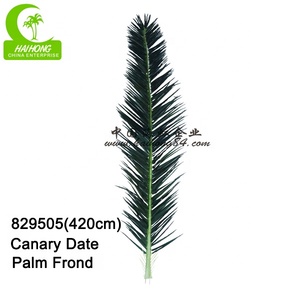 Nghề Thủ Công Handmade Đẹp Trai Nhân Tạo Canary Ngày Cây Cọ Lá Cọ Nhân Tạo - Product Image 5