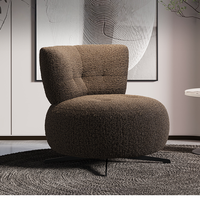 Chaise simple moderne de luxe Mobilier créatif simple pour salon chambre à coucher balcon rotatif pour bureau à domicile