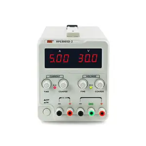 REK 0-30V 0-5A DC安定化調整可能DC電源、30V 5A固定出力