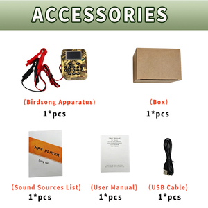 Vente en gros usine, logo personnalisable, 80W, 210 sons, CY-798, Appareil d'appel pour la chasse aux oiseaux avec minuterie - Product Image 6