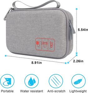 Estuche Organizador de Cables para Viajes, Universal para Accesorios Electrónicos, Cargadores, Cables, Adaptador para MacBook, <span class=keywords><strong>Magic</strong></span> <span class=keywords><strong>Mouse</strong></span>, <span class=keywords><strong>Apple</strong></span> Pencil, USB - Product Image 3