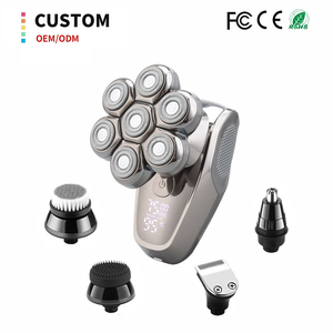 Afeitadora Eléctrica Multifuncional 5 en 1 con Cabezales Intercambiables, IPX6, para Cabeza Calva, con Bloqueo de Viaje y Lavable - Product Image 1