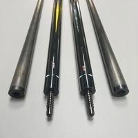 Grosir YFEN 58 Inch 11.5mm Tongkat Biliar Serat Karbon Sambungan 3/8x8 MOQ Rendah Logo Kustom Langsung dari Pabrik Harga Murah